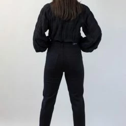 Among The Brave Rio Black Relaxed Straight Leg Jean