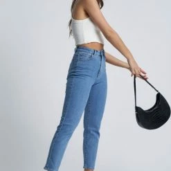 Abrand Jeans A 94 High Slim Georgia Blue Denim Jean