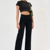 Abrand Jeans Fashion A 94 High Wide Dead Of Night Jet Black Denim Jean