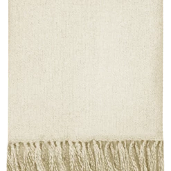 Mulberi Cushion, Throws & Linen Serenade Acrylic Throw Neutral 125x150cm