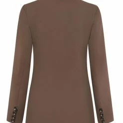 Ivy + Jack Mason Truffle Crepe Boyfriend Blazer