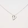 Federation Open Heart Necklace Sterling Silver
