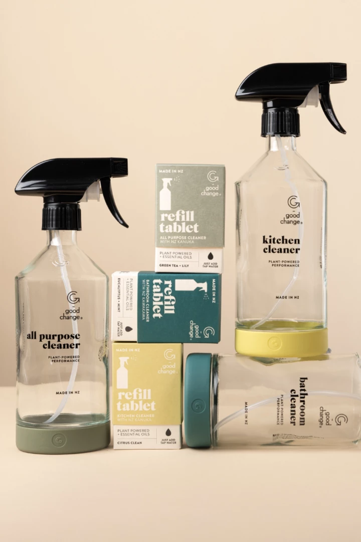 Good Change Kitchen Cleaner Citrus 3 Pack Refill Concentrate Cleaning Tablet Table & Kitchen