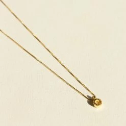 Brie Leon 925 Row Drop Gold Necklace