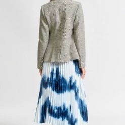 We Are The Others Fashion The Blue Check Fitted Blazer