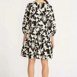 Staple The Label Fashion Alita Black White LS Mini Dress