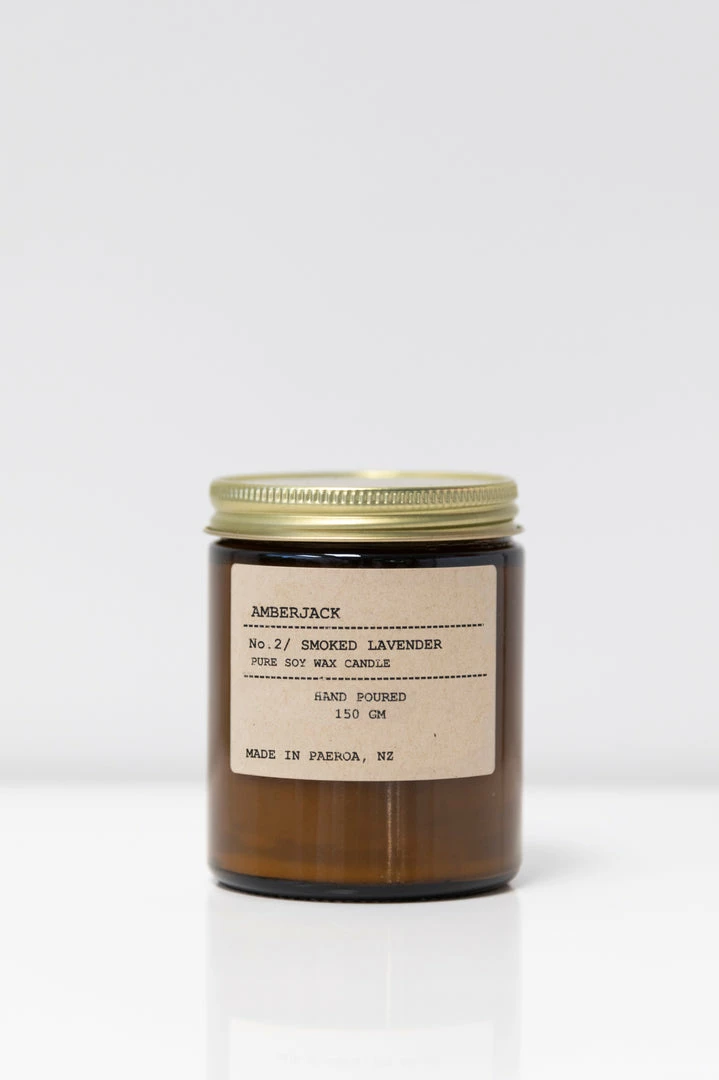 Amberjack Smoked Lavender 150gm Candle