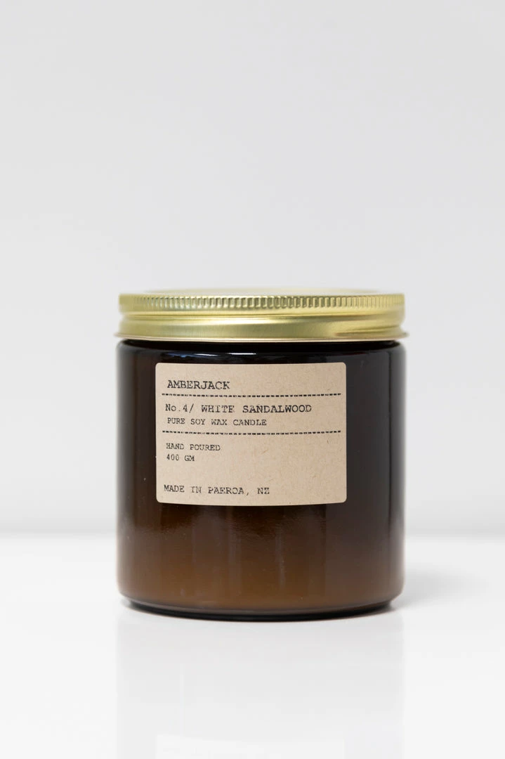 Amberjack White Sandalwood 400gm Candle