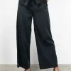 Among The Brave Fashion City Black Rayon Flat Front Pant