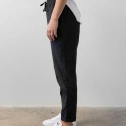 Among The Brave New Love Black Drawstring Drapey Cuffed Pant Fashion