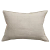 Mulberi Arcadia Almond Beige Feather Filled 100% Linen Cushion 40x60cm