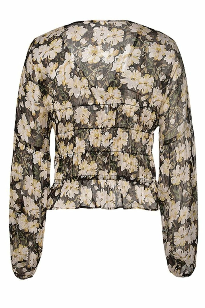 Ivy + Jack Jolie Ivory Gardenia LS Button Down Top Fashion