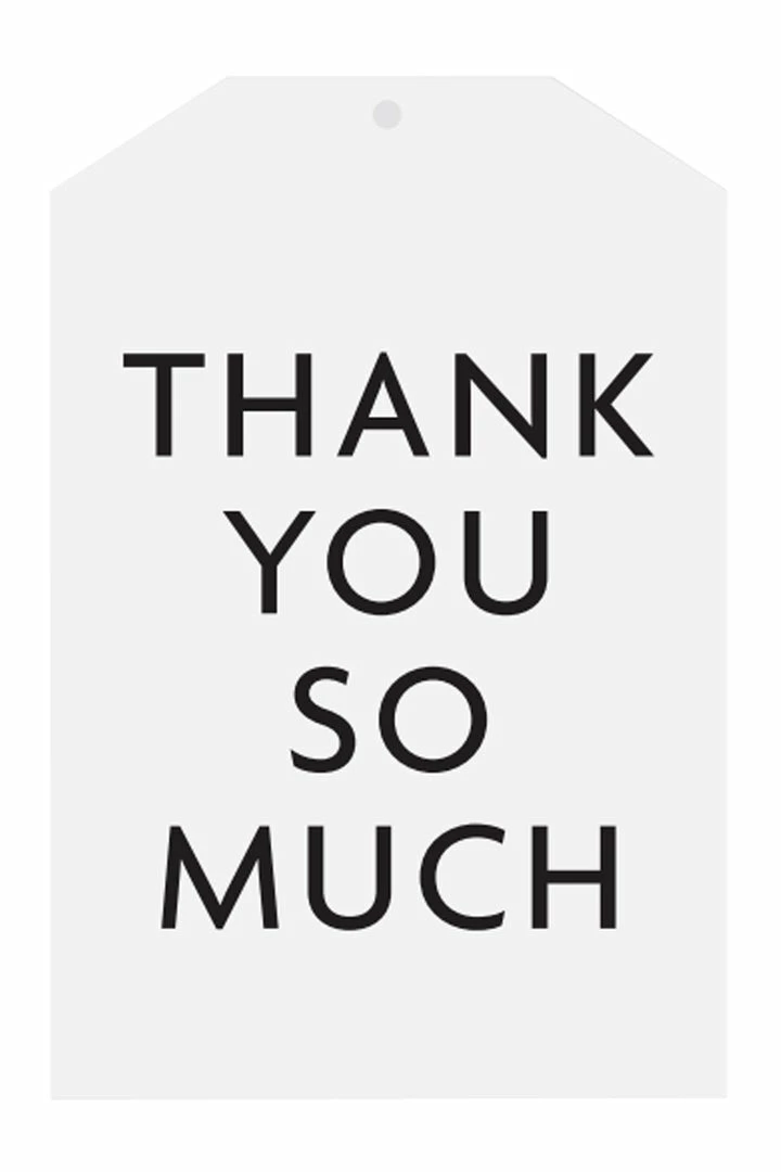 Father Rabbit Thank You So Much Gift Tag