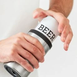 Huski Brushed Stainless Beer Cooler Table & Kitchen