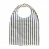 Pretty Kiwi Bib Stone Stripe Ticking Home & Beauty