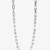 Flo Gives Back 15% To Women In Need Bolted Rhodium Chain Necklace