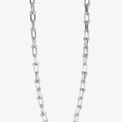 Flo Gives Back 15% To Women In Need Bolted Rhodium Chain Necklace