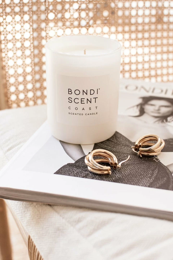 Bondi Scent Coast 300g 80 Hour White Candle