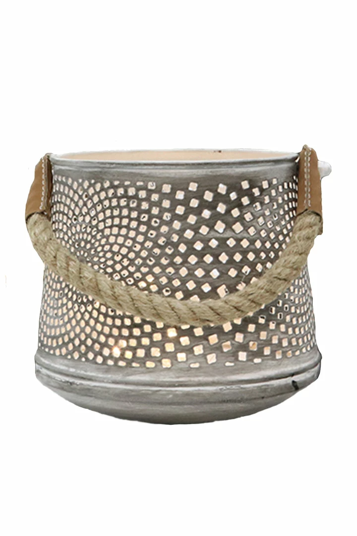 Le Forge Lantern Dubai Small Grey White