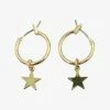 Flo Gives Back Star Sleeper Earrings Gold Accessories