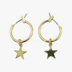 Flo Gives Back Star Sleeper Earrings Gold Accessories