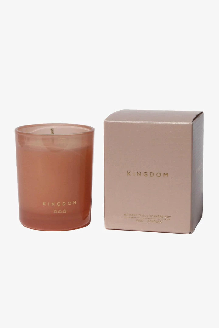 Kingdom Nude Series Luxury Soy Candle Lychee + Black Orchid 120g