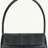 Brie Leon Camille Black Snake Skin Bag
