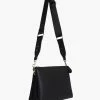 Federation Accessories Large Compartments Black Bag With Gold Chain