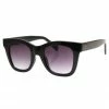Reality Eyewear Crush Black Sqaure Oversized Sunglasses Accessories