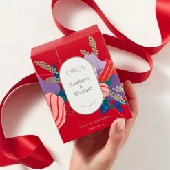 Circa Home Raspberry + Rhubarb Soy Candle 350g Home & Beauty