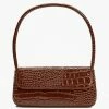 Brie Leon Mini Camille Espresso Recycled PU Top Handle Crossbody Bag