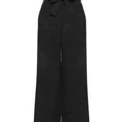 Among The Brave Fashion City Black Rayon Flat Front Pant