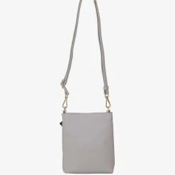 Saben Suit Separates Coco Glacier Leather Bucket Bag With Gold Chain Detail