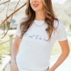 Humble + Heart It's Cool To Be Kind White Organic Cotton Tee Fashion