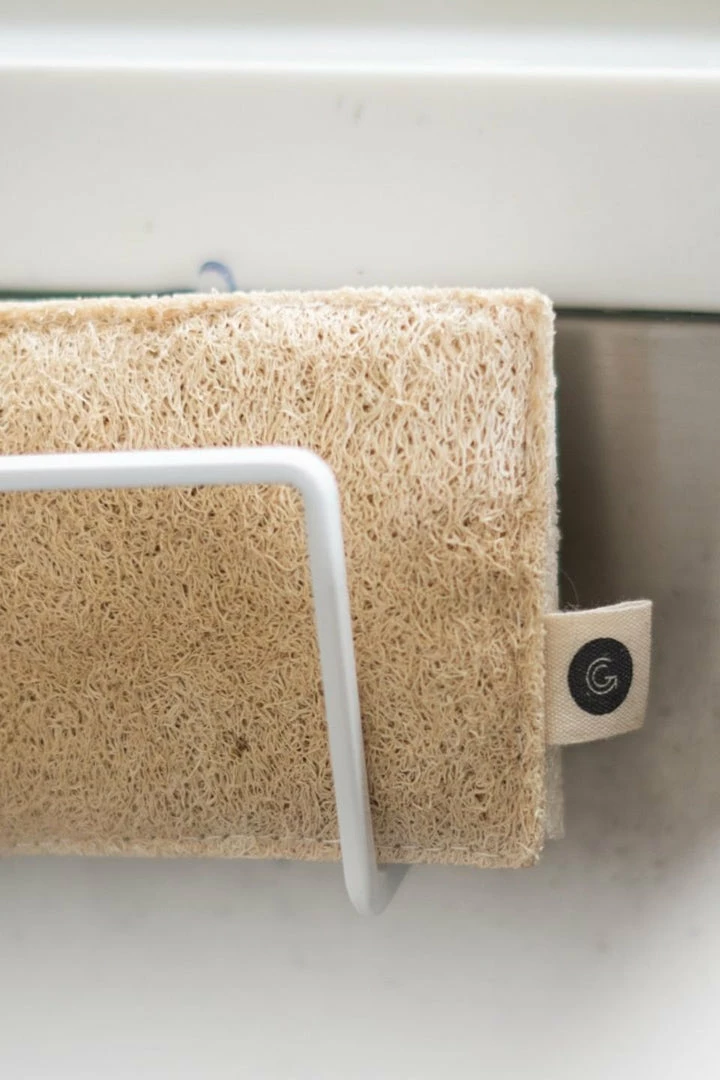 Good Change Table & Kitchen Eco Scrubs Natural Two Pack Wood Pulp Sponge Loofah