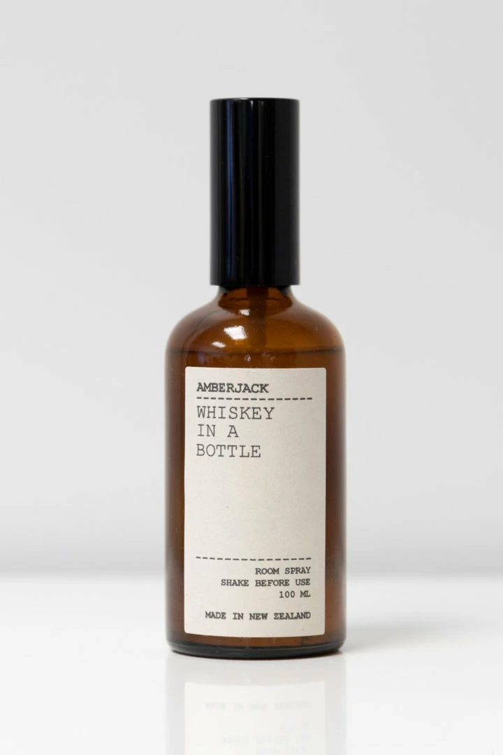 Amberjack Home Fragrance Whiskey In A Bottle 100ml Room Spray