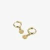 Flo Gives Back 15% To Women In Need Accessories Daisy Gold Huggie Hoop Earrings