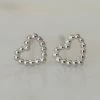 Sophie Dotty Love Stud Earrings Silver