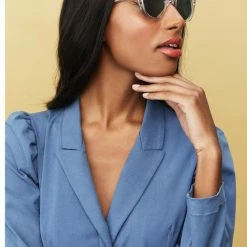 Prive Revaux Accessories Double Take Cat Eye Crystal Sunglasses