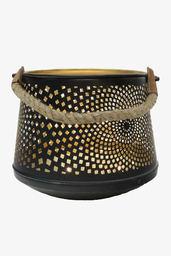 Le Forge Home & Beauty Lantern Dubai Large Black Gold