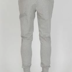 Federation Fashion Escape Grey Marle Trackies With Silver Zips
