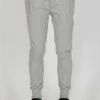 Federation Fashion Escape Grey Marle Trackies With Silver Zips