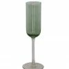 CC Interiors Gifts For Her Fino Verde Green Champagne Glass