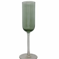 CC Interiors Gifts For Her Fino Verde Green Champagne Glass