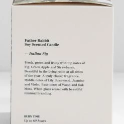 Father Rabbit Home Fragrance Italian Fig Scented Candle