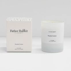 Father Rabbit Washed Cotton Scented Candle Home Fragrance