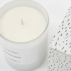 Father Rabbit Washed Cotton Scented Candle Home Fragrance