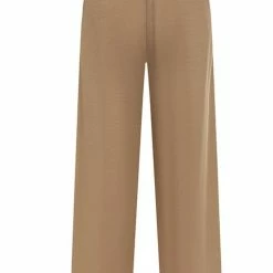 Ivy + Jack Fashion Favourite Walnut Textured Plain Stretch Back Wide Leg Pants