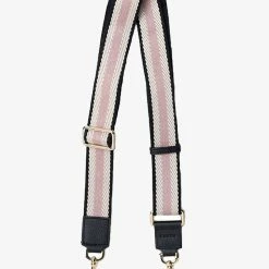 Saben Feature Black White Pink Herringbone Strap Accessories