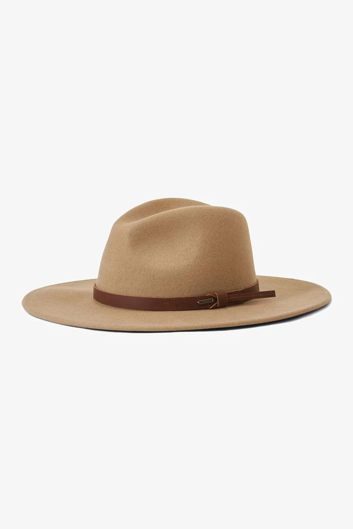 Brixton Accessories Field Proper Timberwolf Taupe Wool Felt Hat